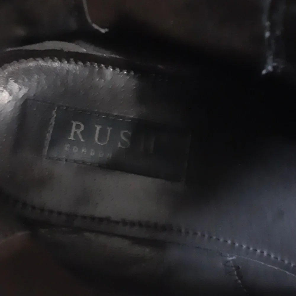 Rush Gordon Rush men Chelsea ankle boot leather brown 11 pull on casual y2k